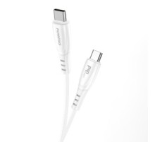 USB-C to USB-C cable Foneng X73, 60W, 1m (white)