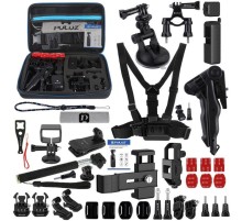 Set of 43 Puluz accessories for sports cameras (including Osmo Action 5 Pro, Ace Pro 2) PKT47
