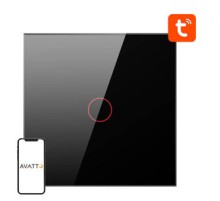 Smart Light Switch ZigBee Avatto ZTS02-EU-B1 1 Way TUYA (black)