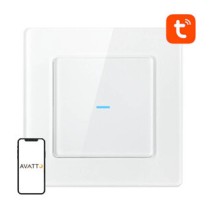 Smart Light Switch WiFi Avatto N-TS10-W1 1 Way TUYA (white)
