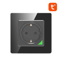 Smart WiFi Wall Socket Avatto N-WOT10-EU-B TUYA (black)