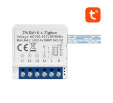 Smart Switch Module ZigBee Avatto ZWSM16-W4 TUYA