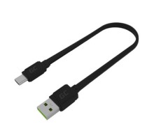Cable USB - USB-C Green Cell GCmatte, 25cm, with Ultra Charge, QC 3.0