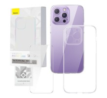 Transparent Case and Tempered Glass set Baseus Corning for iPhone 14 Pro Max