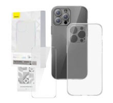 Transparent Case and Tempered Glass set Baseus Corning for iPhone 14 Pro