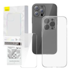 Transparent Case and Tempered Glass set Baseus Corning for iPhone 12 Pro Max