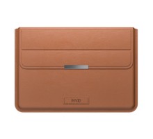 INVZI Leather Case / Cover with Stand Function for MacBook Pro/Air 15"/16" (Brown)