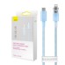 Fast Charging cable Baseus USB-C to Lightning Explorer Series 2m, 20W (blue)