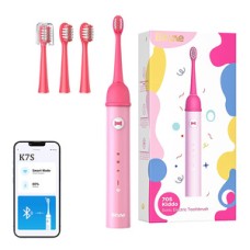 Sonic toothbrush for kids with app and tip set Bitvae K7S (pink)