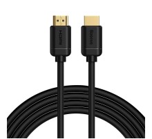 Baseus 2x HDMI 2.0 4K 60Hz Cable, 3D, HDR, 18Gbps, 3m (black)