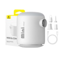 Portable Air Pump Baseus PocketGo (White)
