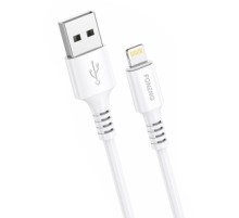 Cable USB to Lightning Foneng, x85 iPhone 3A Quick Charge, 1m (white)