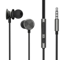 Wired Earphones JR-EW03, Half in Ear (Dark Grey)