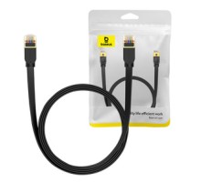 Baseus Cat 7 UTP Ethernet RJ45 Cable Flat 2 m black