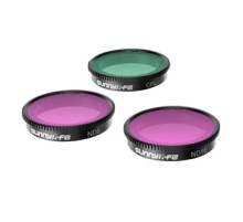 Set of 3 filters CPL+ND8+ND16 Sunnylife for Insta360 GO 3/2