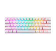 Wireless mechanical keyboard Motospeed SK62 White (blue switch)