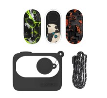 Protective Case Sunnylife for Insta360 GO 3 Black with stickers
