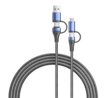 Cable 4in1 USB 2.0 Vention CTLLH 1m (black)