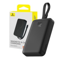 Powerbank Baseus Magnetic Mini 10000mAh, USB-C 30W MagSafe (black)