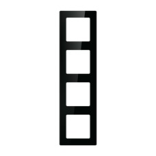 Quadruple frame socket Avatto N-TS10-Frame-B4 (black)
