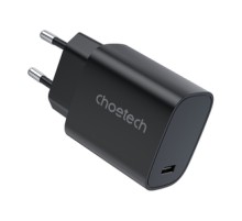 Choetech Q5004 EU USB-C mains charger, 20W (black)