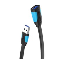 Flat USB 3.0 extender Vention VAS-A13-B300 3m Black