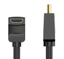 Cable HDMI 2.0 Vention AARBH 2m, Angled 90°, 4K 60Hz (black)