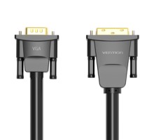 DVI (24+1) to VGA Cable Vention EABBG 1,5m, 1080P 60Hz (black)