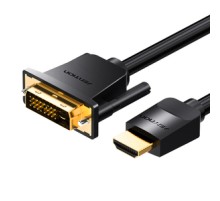 Kabel HDMI do DVI (24+1) Vention ABFBG 1,5m, 4K 60Hz/ 1080P 60Hz (Czarny)
