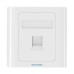 1-Port Keystone Wall Plate 86 Type Vention IFAW0 White