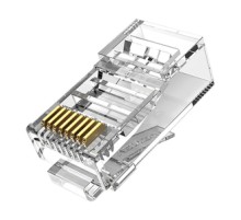 Modular RJ45 Cat.5E UTP Connector Vention IDBR0-50 Transparent Pack of 50