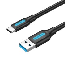 USB 3.0 A to USB-C Cable Vention COZBH 2m Black PVC