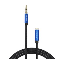 Cable Audio TRRS 3.5mm Male to 3.5mm Female Vention BHCLI 3m Blue