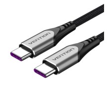 USB-C 2.0 to USB-C Cable Vention TAEHD 0.5m PD 100W Gray