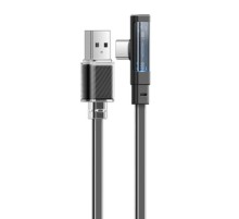 Cable USB-C to USB-C Mcdodo CA-3423 90 Degree 1.8m with LED (black)