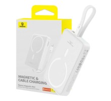 Powerbank Baseus Magnetic Mini 10000mAh, Lightning 20W MagSafe (white)
