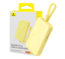 Powerbank Baseus Magnetic Mini 10000mAh, USB-C 20W MagSafe (yellow)