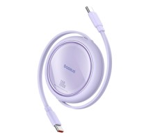 Cable USB-C to USB-C Baseus Free2Draw, PD, 100W, 1m (purple)