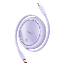 Cable USB-C to USB-C Baseus Free2Draw, PD, 100W, 1m (purple)
