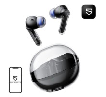 Earphones Soundpeats Clear (black)