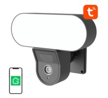 Smart outdoor WiFi camera with Gosund IPC3 floodlight, IP65 Tuya