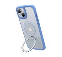 Torras phone case Ostand Matte for iPhone 15 (navy blue)