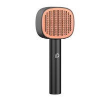 Paw In Hand Brush Needle Comb (black)