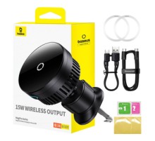 Magnetic Car Phone Holder Baseus MagPro 15W (black)