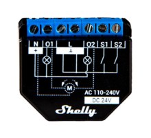 Shelly PLUS 2PM 2-channel Controller with Power measurement, WiFi/Bluetooth