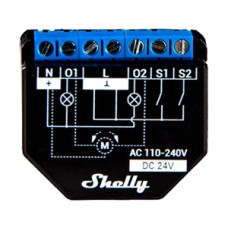 Shelly PLUS 2PM 2-channel Controller with Power measurement, WiFi/Bluetooth