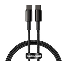 Baseus Tungsten Gold Cable Type-C to Type-C 100W 2m (black)