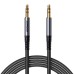 Joyroom SY-A09 AUX cable 3.5mm mini jack to 3.5mm mini jack, braided, 1.2m (black)