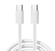 Joyroom S-A45 USB-C to USB-C cable, 60W, braided, 1m (white)