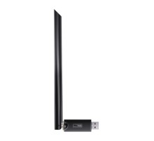 Baseus FastJoy adapter Wi-Fi with antenna, 150Mbps (black)
